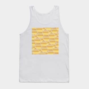 Gold Honeycomb Tank Top